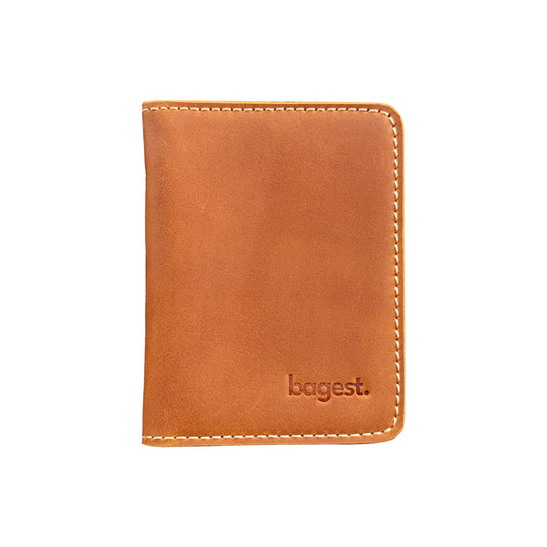 Billetera moderna tipo tarjetero de cuero para hombres