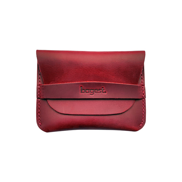 Monedero Clasico De Cuero Genuino Con Pasador Elegante