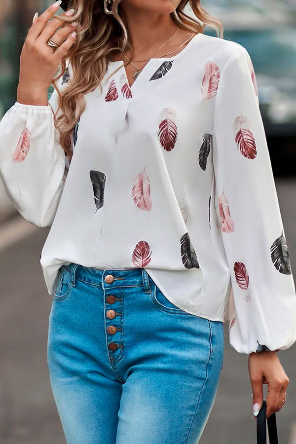 Blusa top elegante manga larga a la moda para Mujer