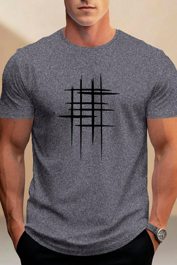 Camiseta polo de manga corta de ajuste regular para hombres