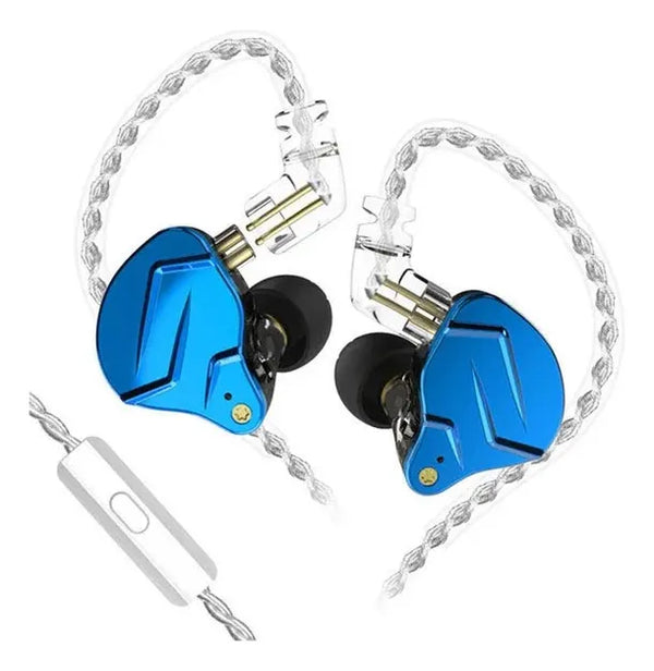 Kz Zsn Pro X Auricular Hifi + Micrófono Originales Azul