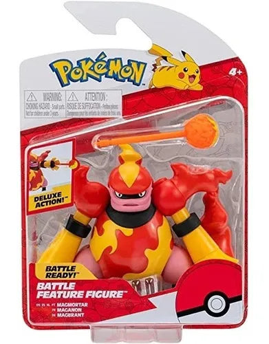 Figura Pokemon de Battel Ready Magmortar Original
